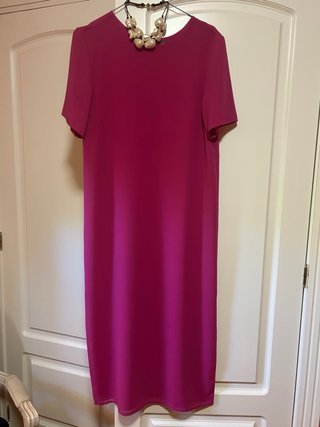 Vestido Bimani Rosa Largo