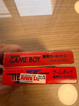 Game Boy JAP: Nemesis 2 y Motocross Maniacs