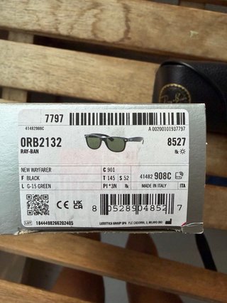 Gafas de sol Ray-Ban New Wayfarer Negras