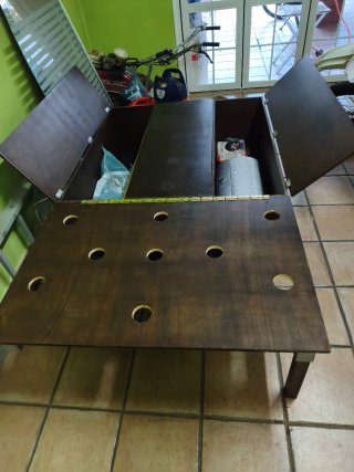 Mueble Camper Madera Oscura