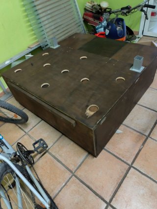 Mueble Camper Madera Oscura