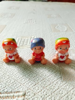 Lote 3 Bebés Pelones