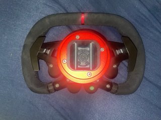 Volante Fanatec Porsche VGT + QR2 simube rojo