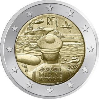 2 € Francia 2026 Marina Nacional