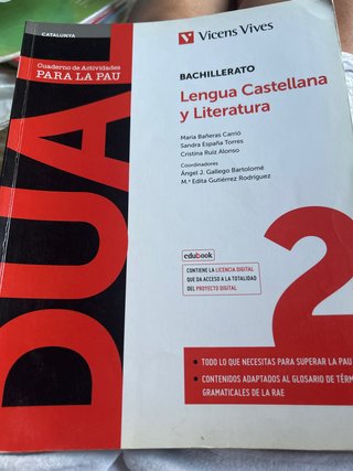 Lengua castellana y literatura 2 bachillerato :...