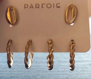 Pendientes Parfois dorados