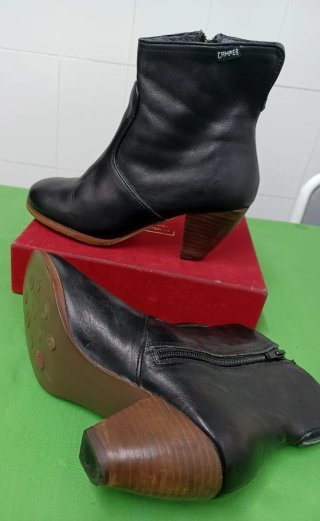 Botines Camper Piel Negros Talla 38