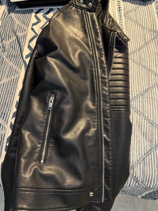 Chaqueta de cuero para hombre
