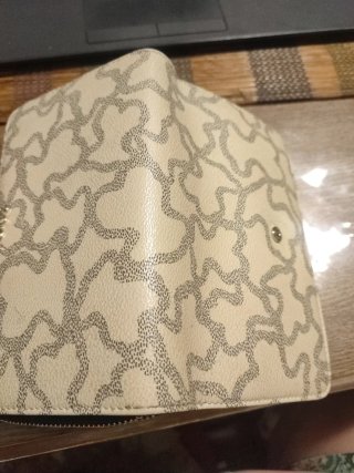 Cartera Tous Beige y Roja