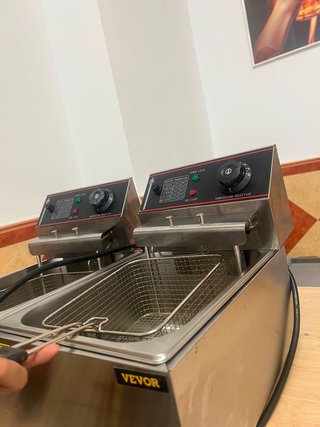 Freidora Doble VEVOR 12L 5000W Profesional