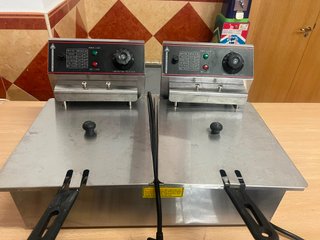 Freidora Doble VEVOR 12L 5000W Profesional