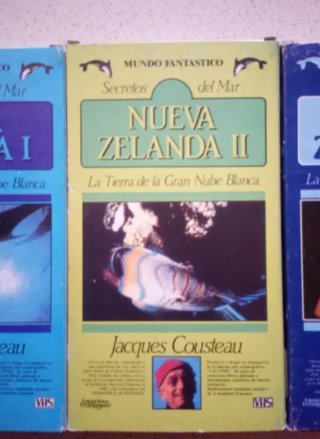 Colección VHS Jacques Cousteau: Nueva Zelanda