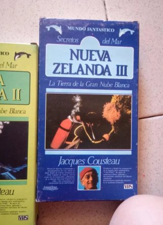 Colección VHS Jacques Cousteau: Nueva Zelanda
