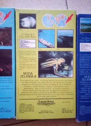 Colección VHS Jacques Cousteau: Nueva Zelanda