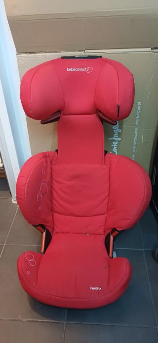 Silla coche Bebé Confort FeroFix Roja