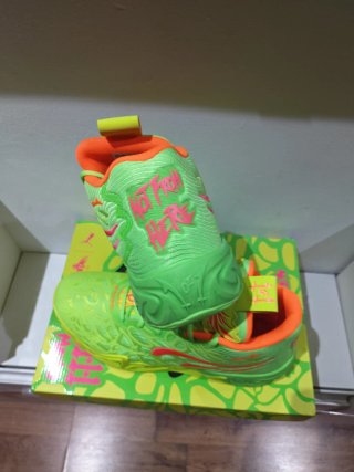 Zapatillas Puma Talla 44 Verde y Naranja