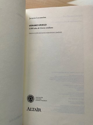 Verano Griego: 4.000 Años de Grecia cotidiana