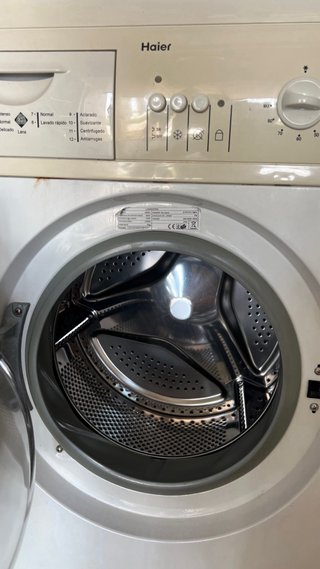 Lavadora Haier Blanca