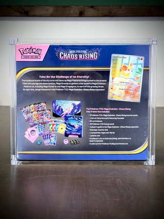 ETB Pokemon Chaos Rising + Acrylic Case Display