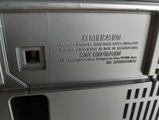 Reproductor Sony CD, K7, Radio 1999