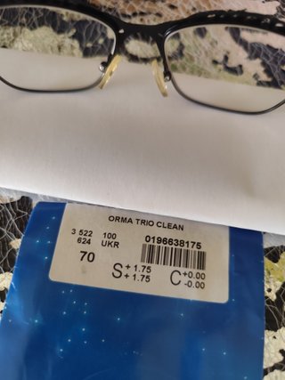 Óculos de grau +1.75