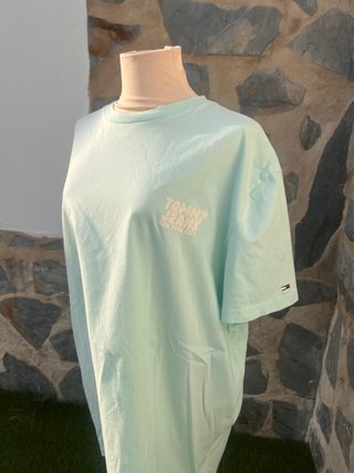 Camiseta Tommy Jeans Oversize Azul Pastel 3XL
