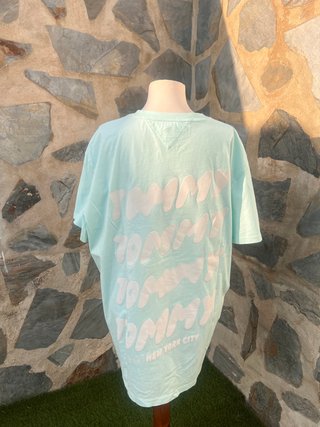 Camiseta Tommy Jeans Oversize Azul Pastel 3XL