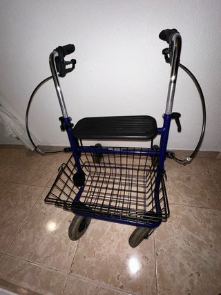 Carrito para persona mayores con cestillo