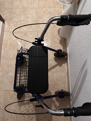 Carrito para persona mayores con cestillo