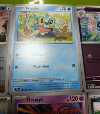 Lote Cartas Pokémon: Watchog, Froakie, Meowstic...