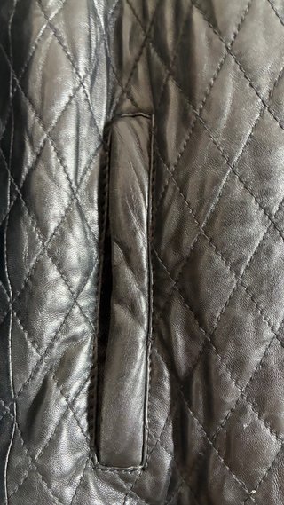 Cazadora Piel Negra Hombre Bershka