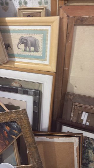 Lote de unos 40 cuadros  muy antiguos