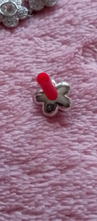 Conjunto Swarovski Flores Plata