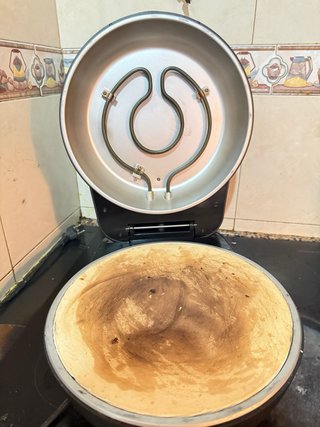 Ventilador de mesa negro