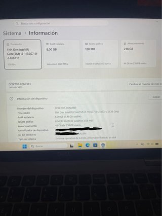 Portatile Dell Latitude 5420 Grigio/Argento