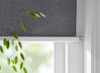 Estor Ikea gris tela