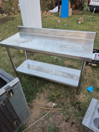 Mesa de trabajo de acero inoxidable