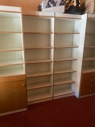 Mueble librería 240x200cm, 4 módulos