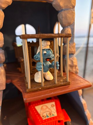 Puffo in gabbia - Giocattolo.