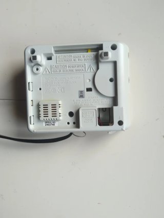 Radio Reloj Despertador Sony Plata/Blanco
