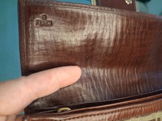 Cartera Fendi Zucca Piel Original