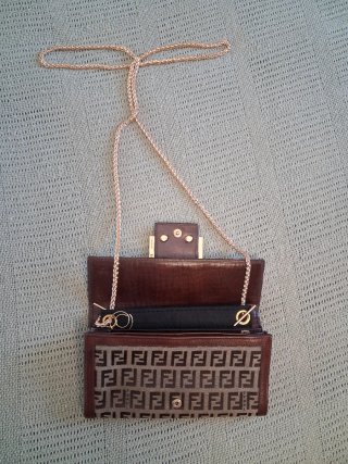 Cartera Fendi Zucca Piel Original