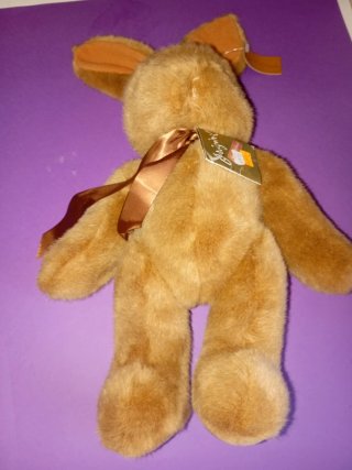 Peluche Conejo Vintage Marrón Suave