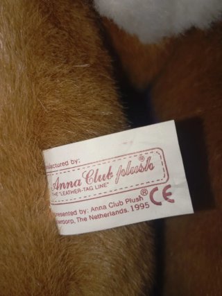 Peluche Conejo Vintage Marrón Suave