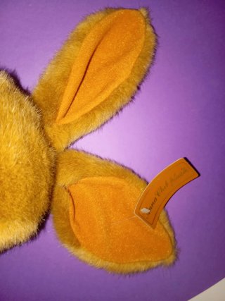 Peluche Conejo Vintage Marrón Suave