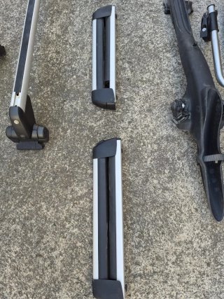Barras para Audi A4 + portabicicletas + portaesquí