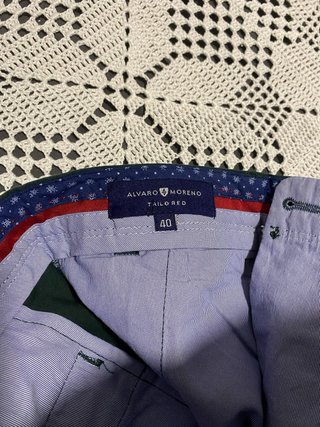 Pantalones chinos verdes
