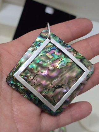 Conjunto Plata 925 Colgante y Pendientes