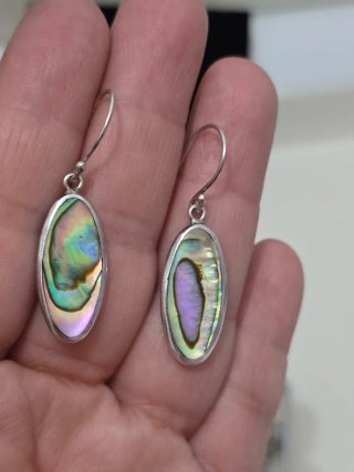 Conjunto Plata 925 Colgante y Pendientes