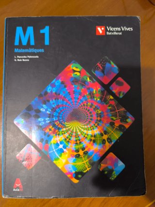 Libros tecnología matemáticas y física 1 Batx